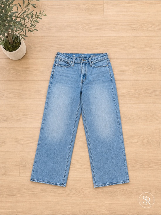 J. Crew Denim - J.Crew Re-96 Slim Wide Leg Jeans Women’s US 6 28 Light Wash Denim MSRP $148